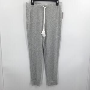 K.I.K.I.T Sweatpants Tassel White Drawstring SZ L